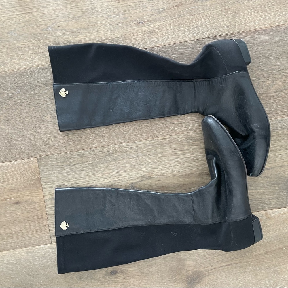 Kate Spade black boots size 39.
